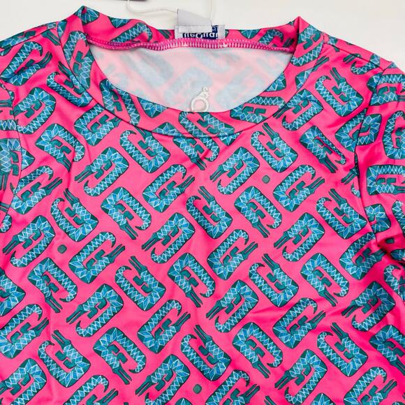 NWT Blue Quail Size 10 Alligator Swim Rashguard Set - Picture 5 of 6